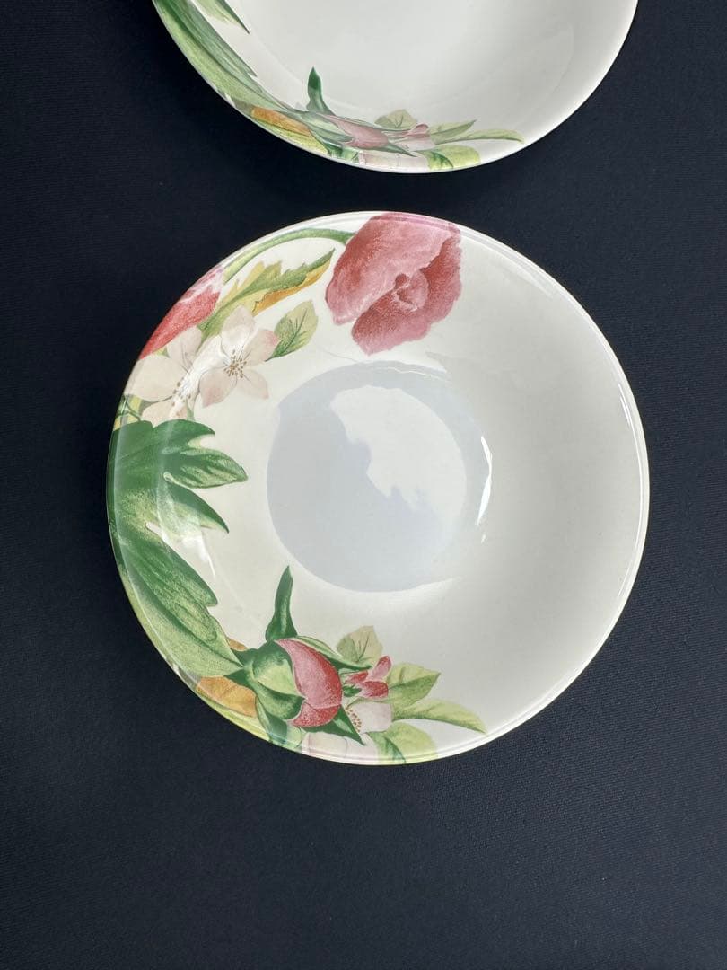 （025）ジアン（Gien）　「ヴォリュプテ（Volupté） 花柄陶器ボウル