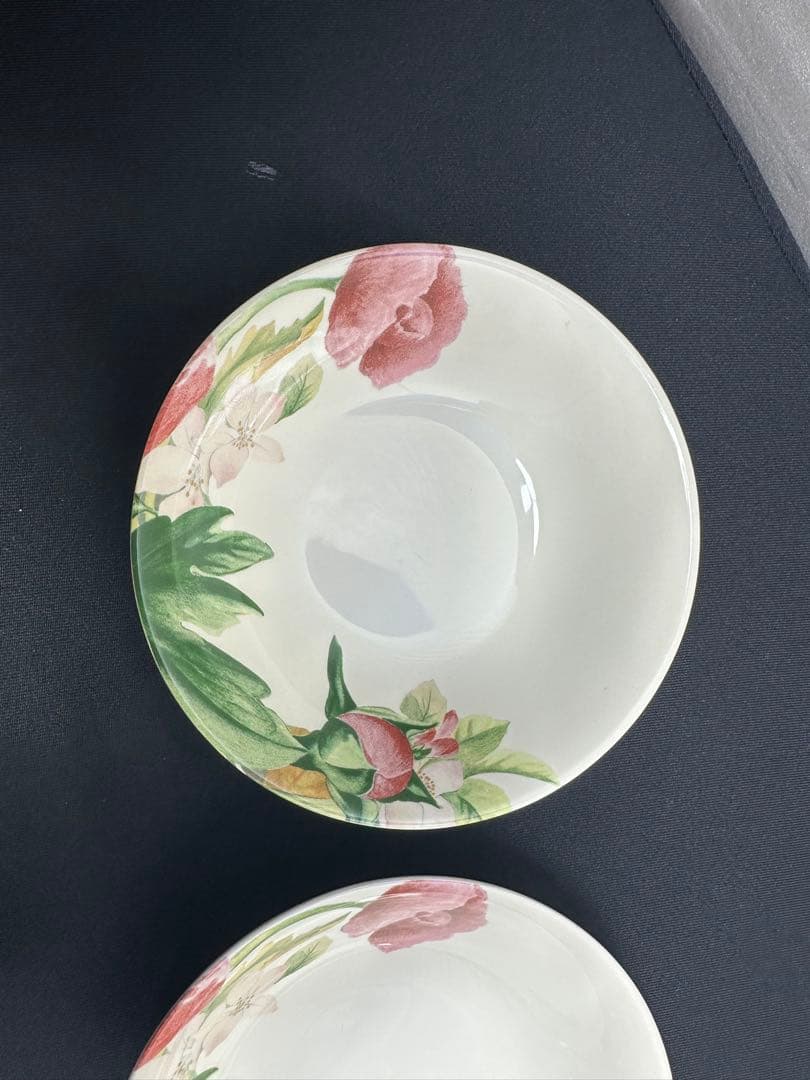 （025）ジアン（Gien）　「ヴォリュプテ（Volupté） 花柄陶器ボウル