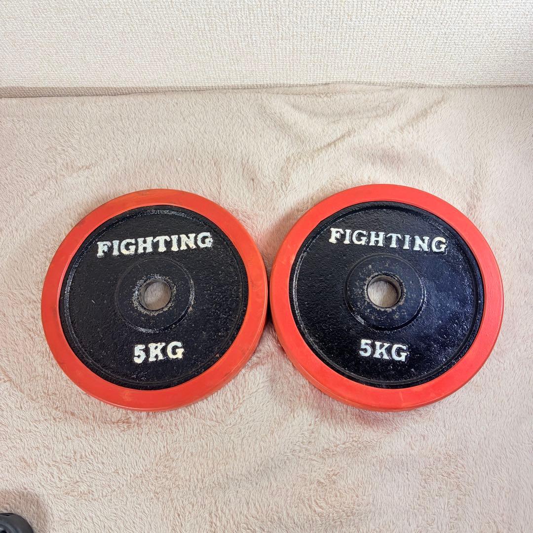 FightingRoad ダンベルプレート5.0kg×2セット 計10kg