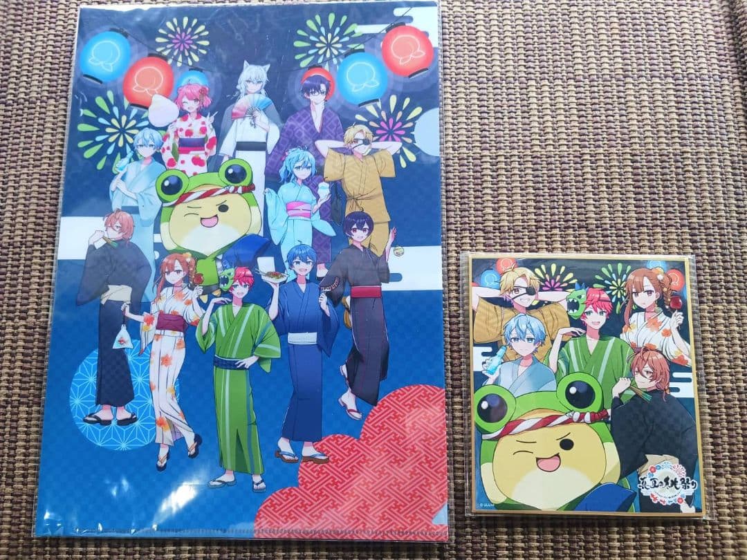 カラフルピーチ　カード　バッチ　夏祭り