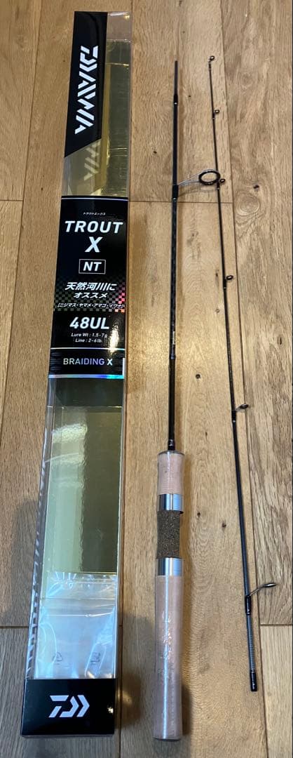 【新品未使用】DAIWA ダイワ ロッド トラウト X NT 48UL・N