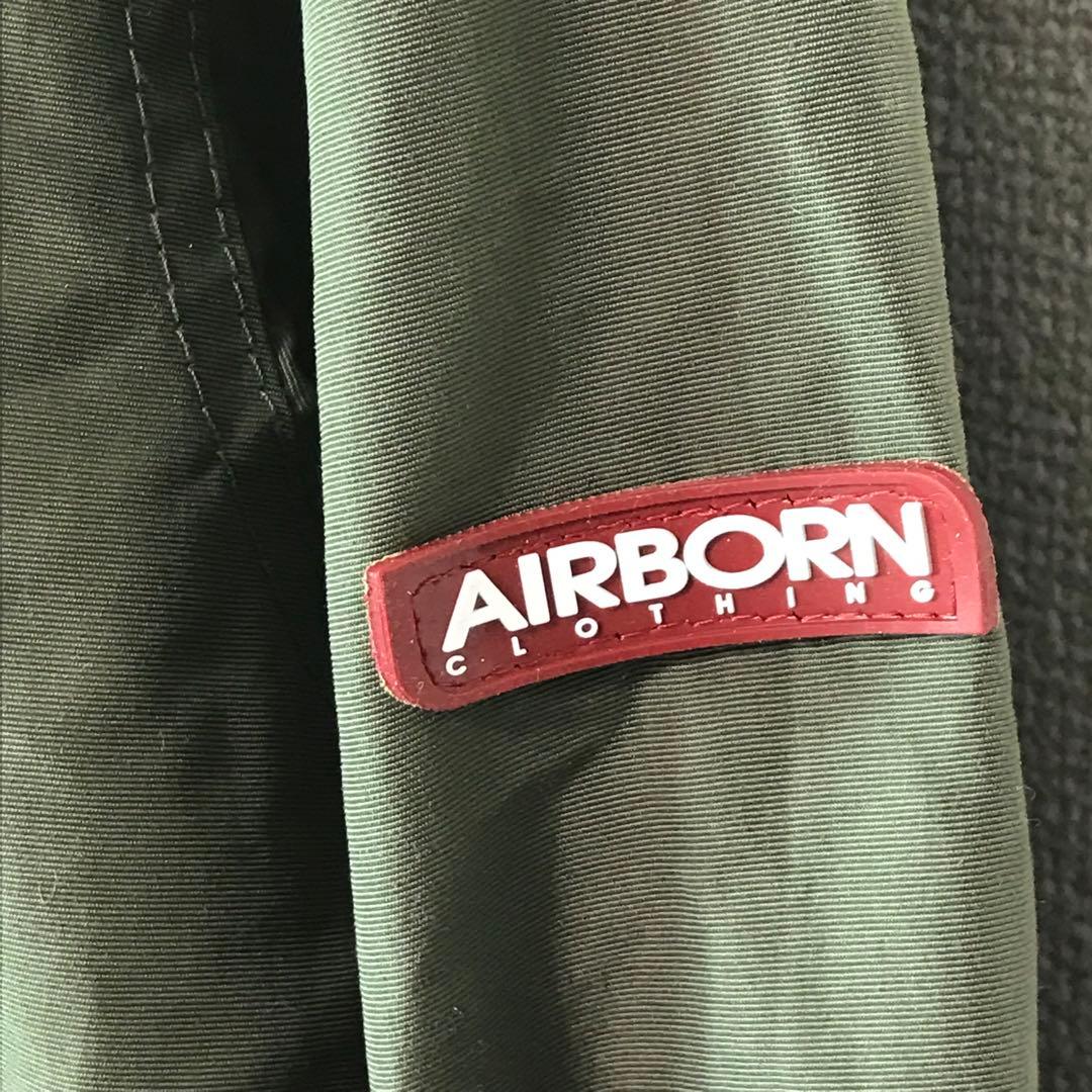 AIRBORN ナイロンジャケット　スノーウェア　ビッグサイズ　アースカラー　L