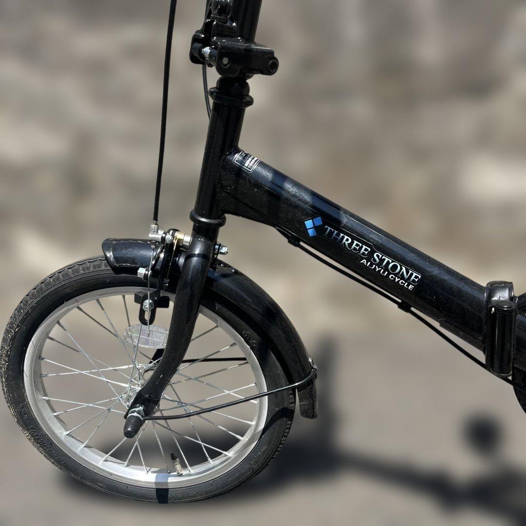（現地引渡し東京)AIJYUCYCLE 折りたたみ自転車 16インチ ミニベロ