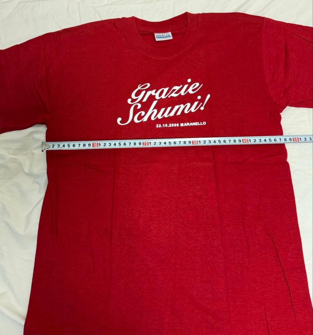 ミハエル•シューマッハ　フェラーリ引退記念Tシャツ グラッチェシューミー　M新品