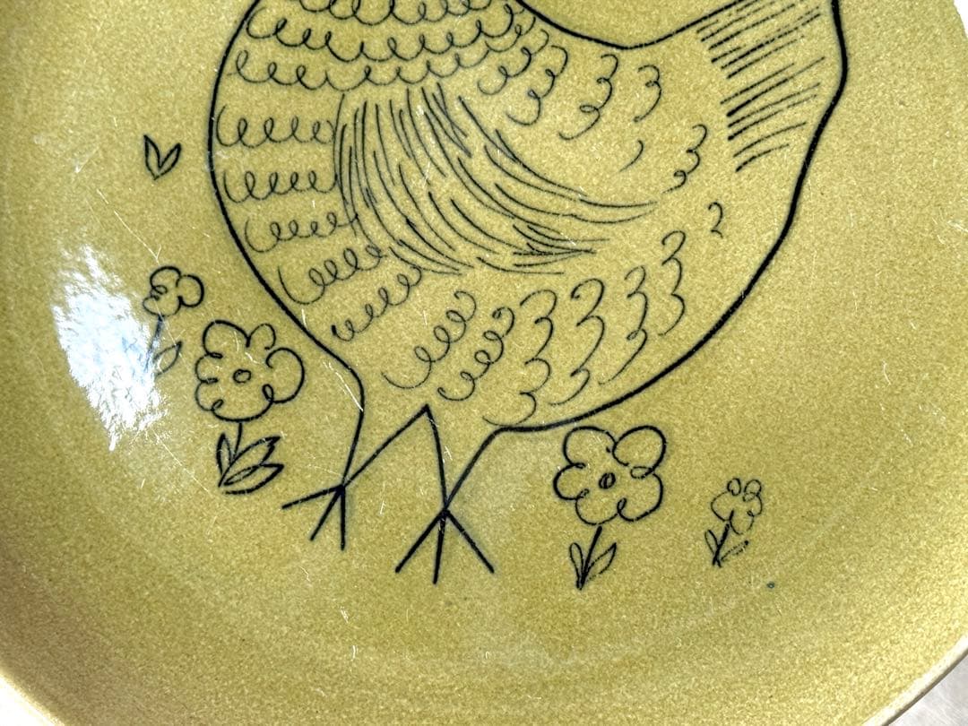 ARABIA vintage GOG アートプレート(ニワトリ/19.5cm)