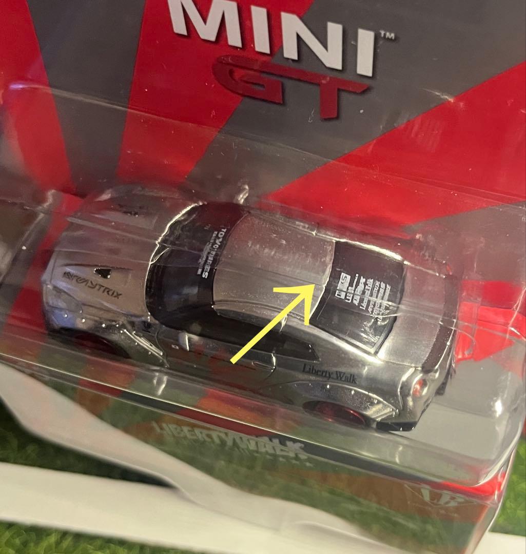 miniGT No.49 1/64 ミニカー LB サテンシルバー　未開封処分品