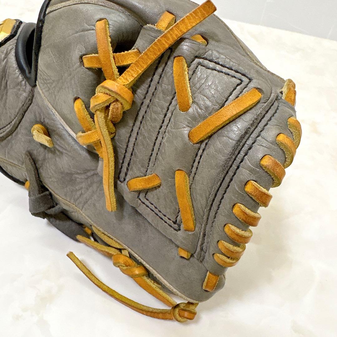⚾️ミツワタイガー　一般軟式　内野手グローブ 　右投げ　グレー