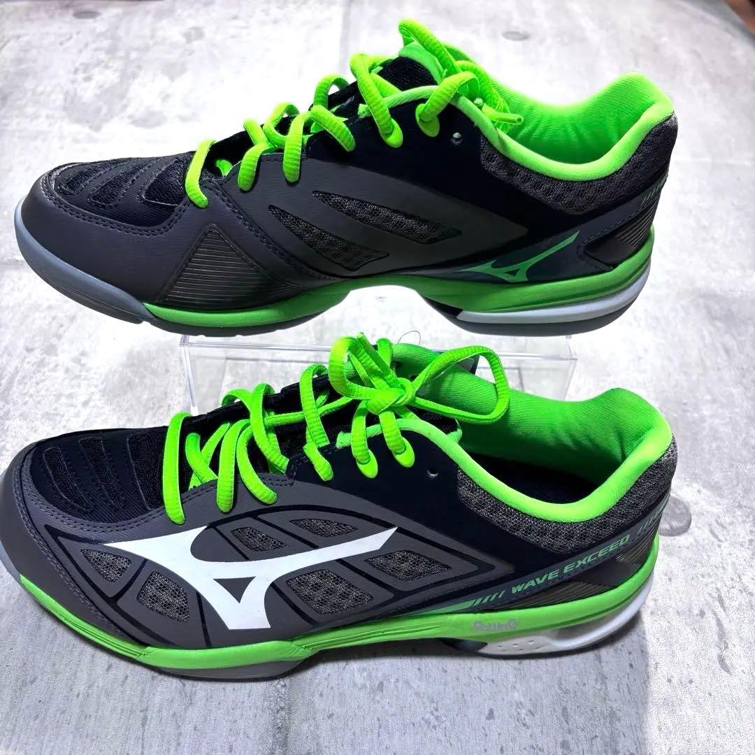 【新品未使用】ミズノテニスシューズ ウェーブエクシード CS タグ付き 25cm