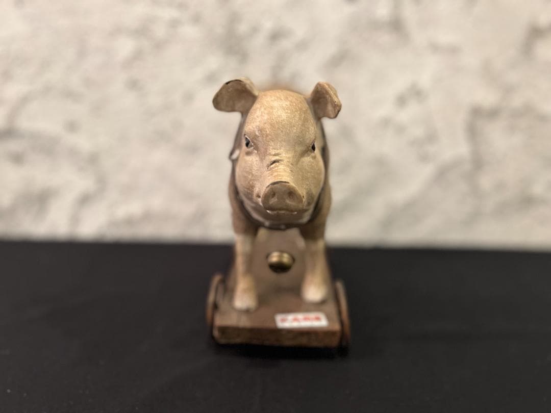 【廃番】KARE / カレ｜Pig On Wheels デコフィギュア｜豚 荷車