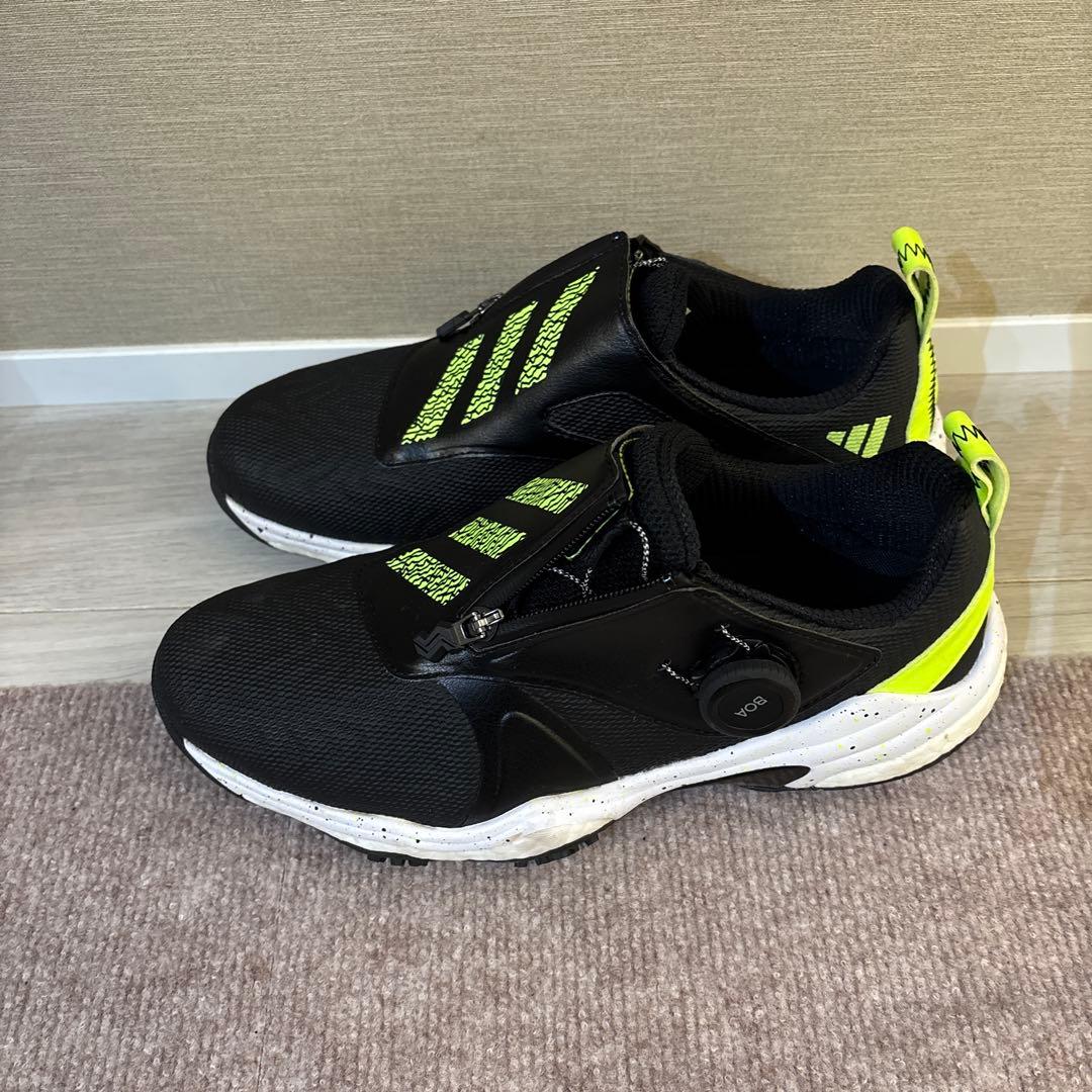 adidas BOOST ブラック/イエロー シューズ