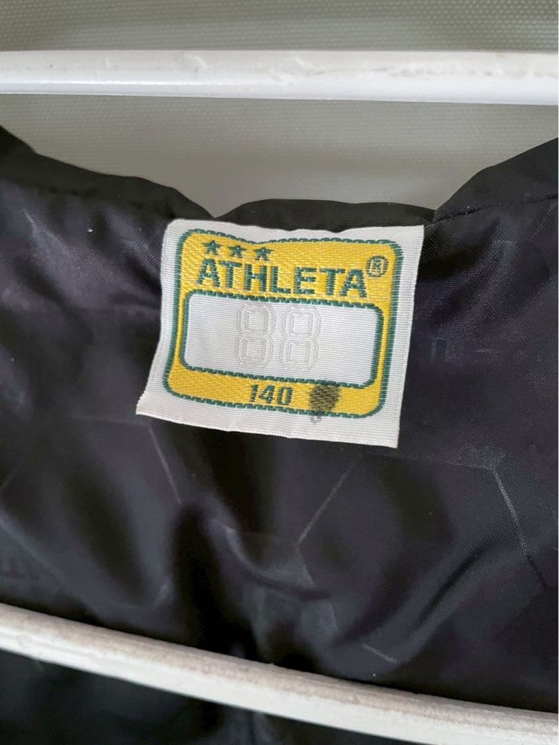 ATHLETA フード付きベンチコート 140黒