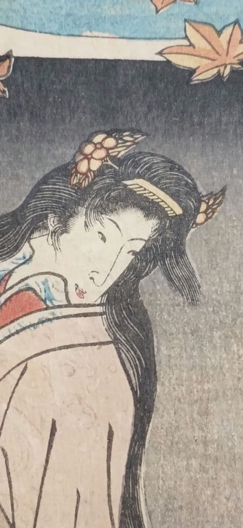 浮世絵版画、東海道五十三對赤坂、歌川広重画、天保15年～弘化4年出版