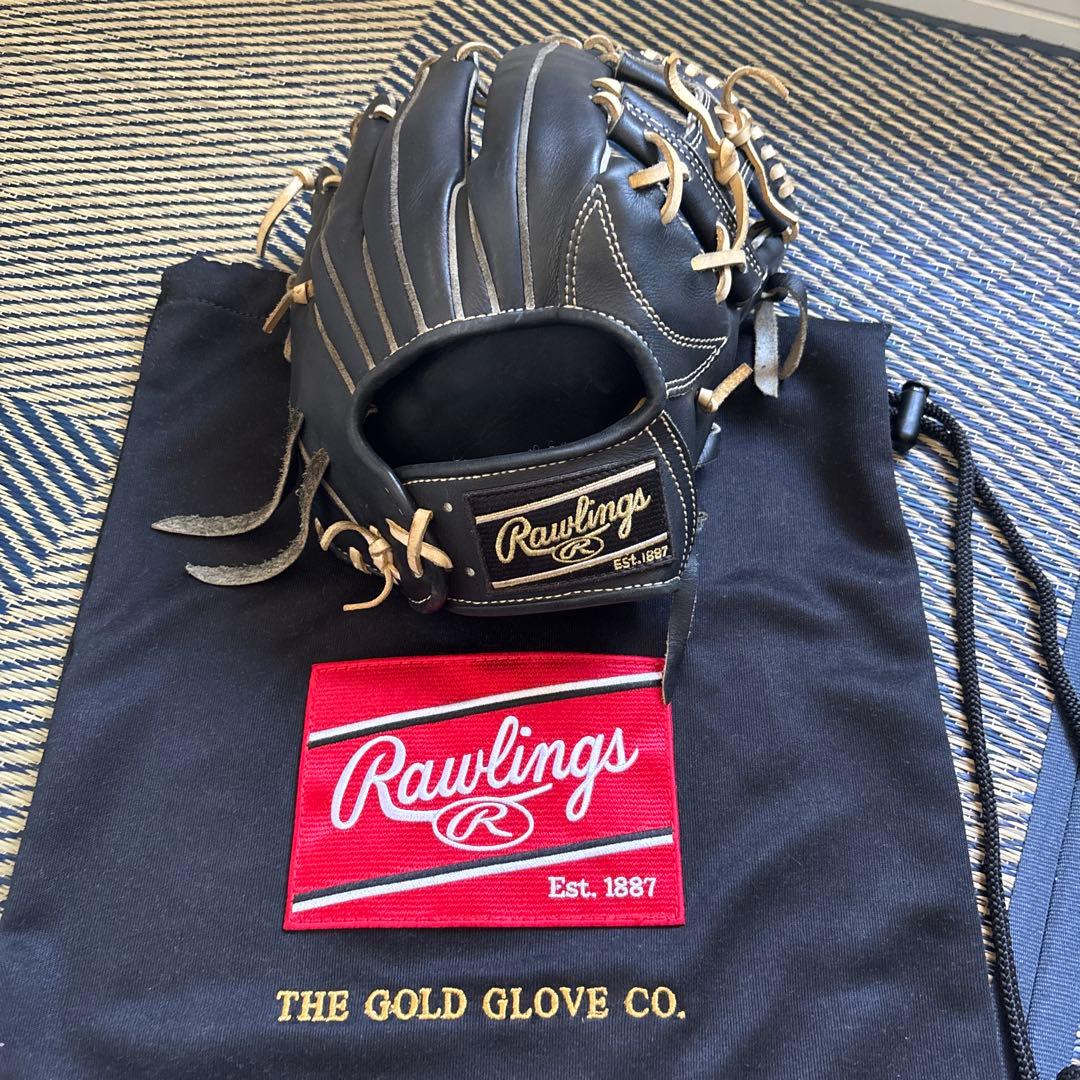早い者勝ち！！Rawlings 硬式野球グローブ 右投げ用 黒
