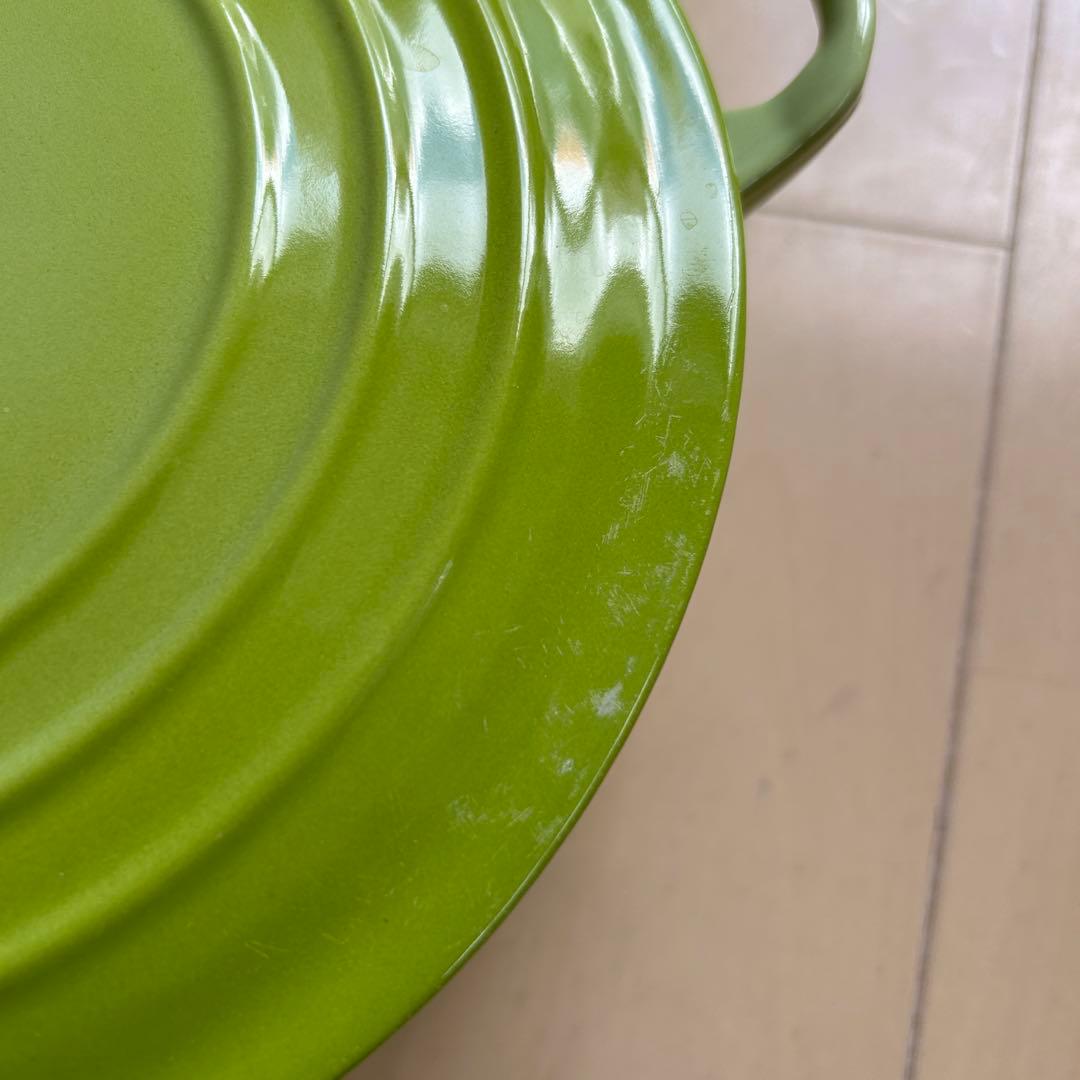 LE CREUSET グリーン ホーロー鍋