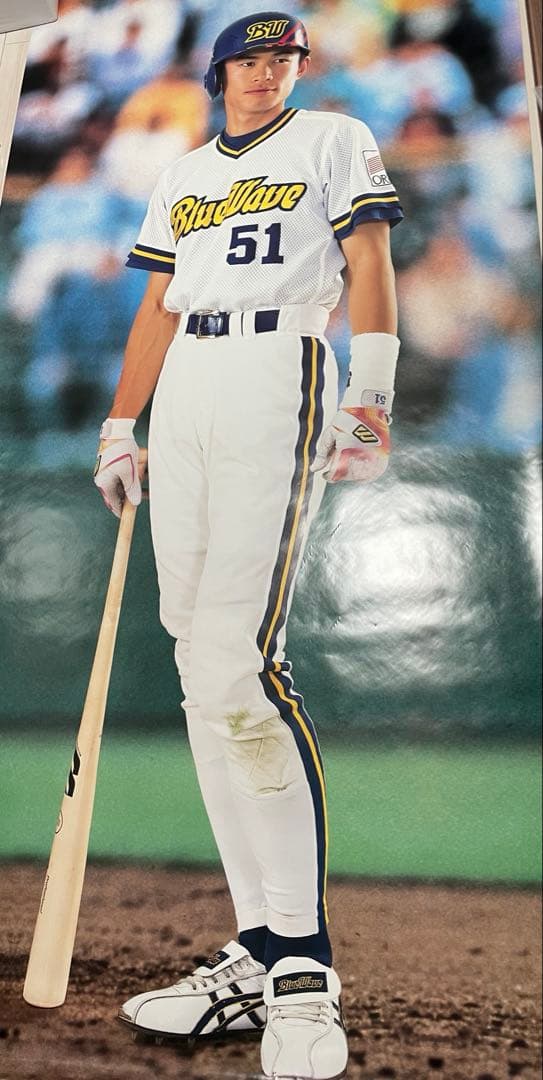 イチロー、等身大ジャンボポスター、未使用品、メジャーリーガー