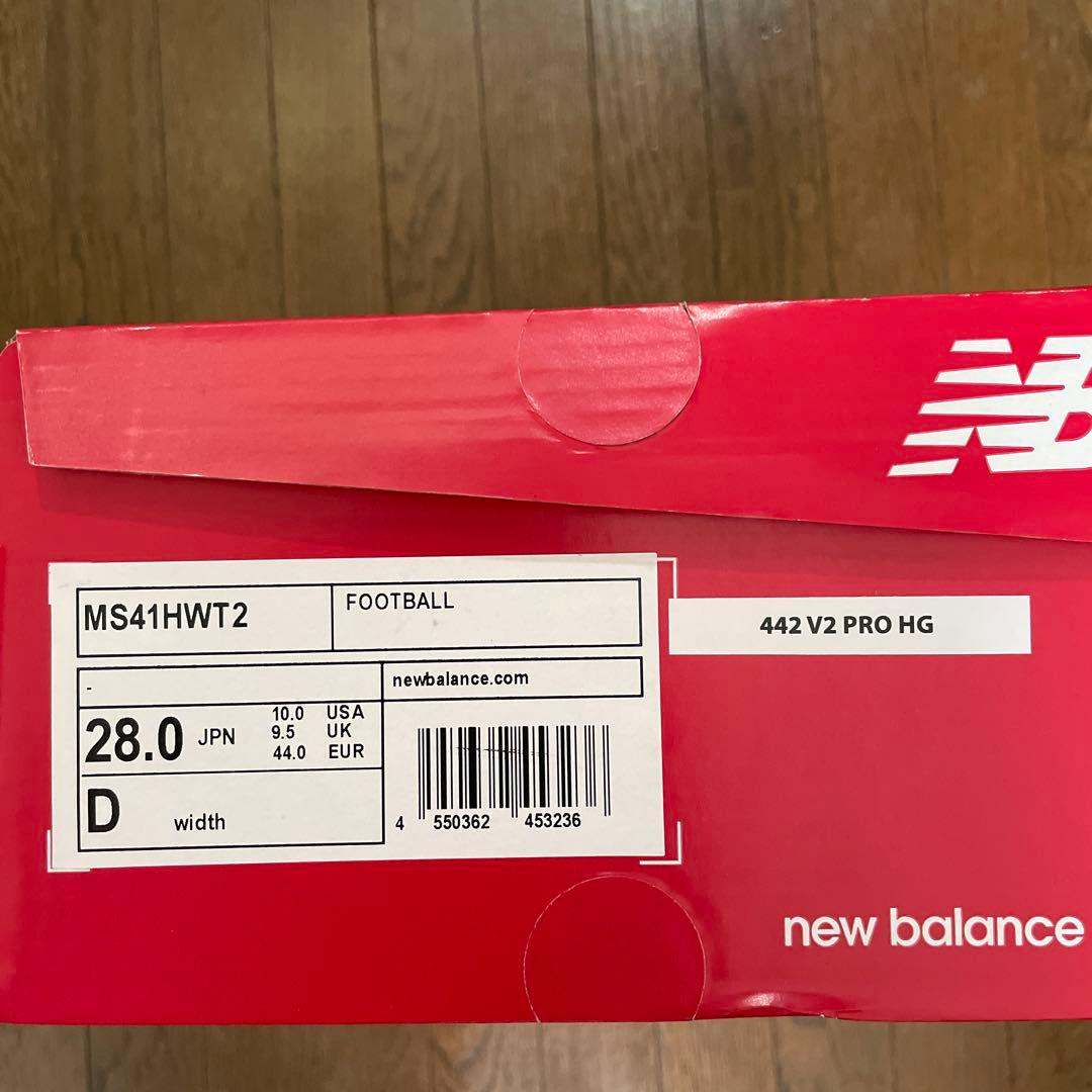 New Balance 442 V2 PRO HG ウィズD 28.0cm