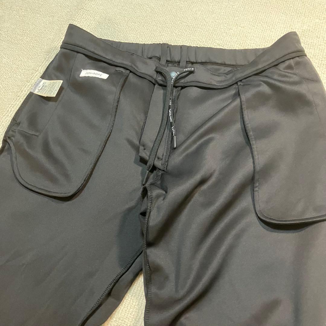 【XL】JUN&ROPE’スーティングパンツ　ゴルフ　メンズ　ブラック黒ジャージ