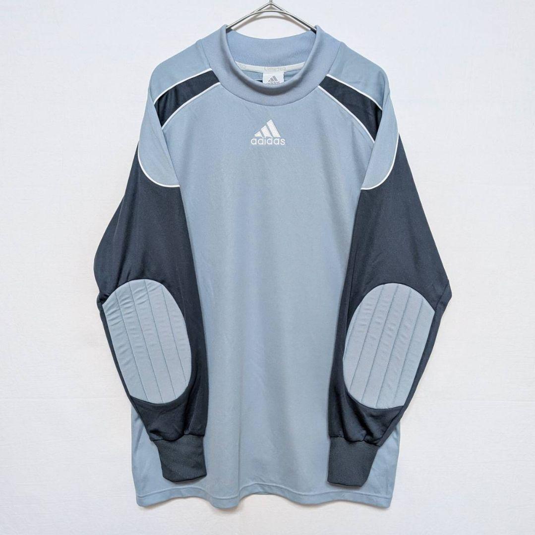 00s adidas アディダス 長袖ゴールキーパーシャツ 肘パッド付き