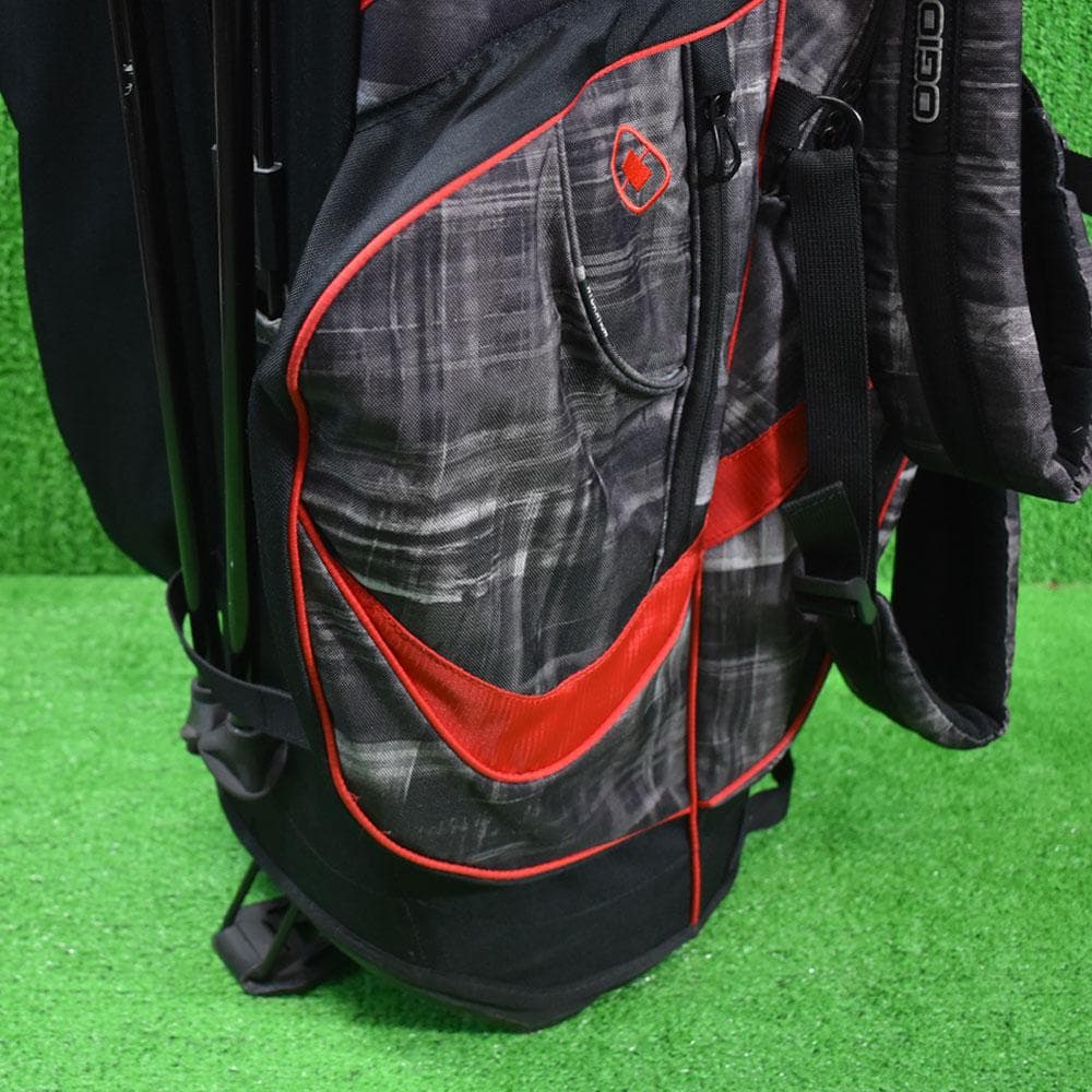 OGIO/オジオ ゴルフ スタンド式 キャディバッグ９型【チェック柄】中古！