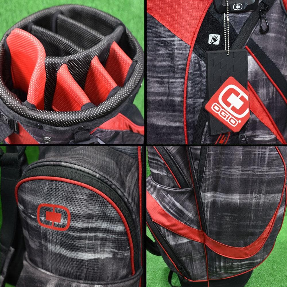 OGIO/オジオ ゴルフ スタンド式 キャディバッグ９型【チェック柄】中古！