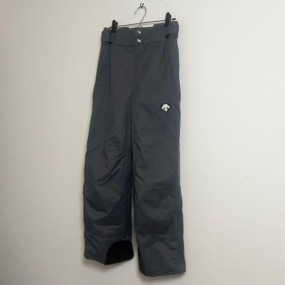 美品 DESCENTE スキーウェア パンツ グレー デサント
