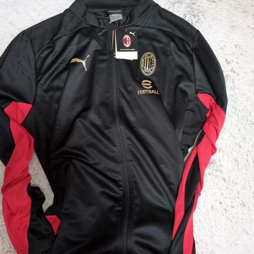 PUMA ACミラン ジャージ XL ブラック/レッド