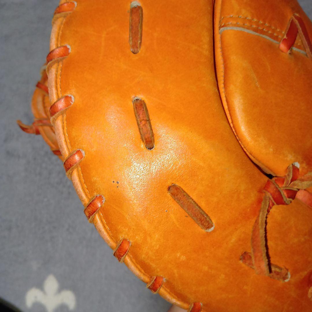 良品 ミズノプロフェッショナル　MIZUNO ファーストミット　青ビューリーグ