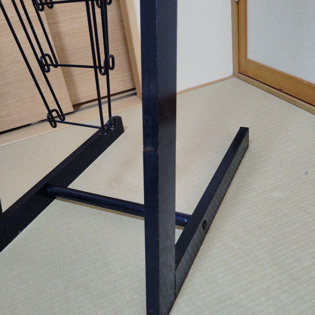 ネイビー スタンド式カタログラック　マガジンラック　収納