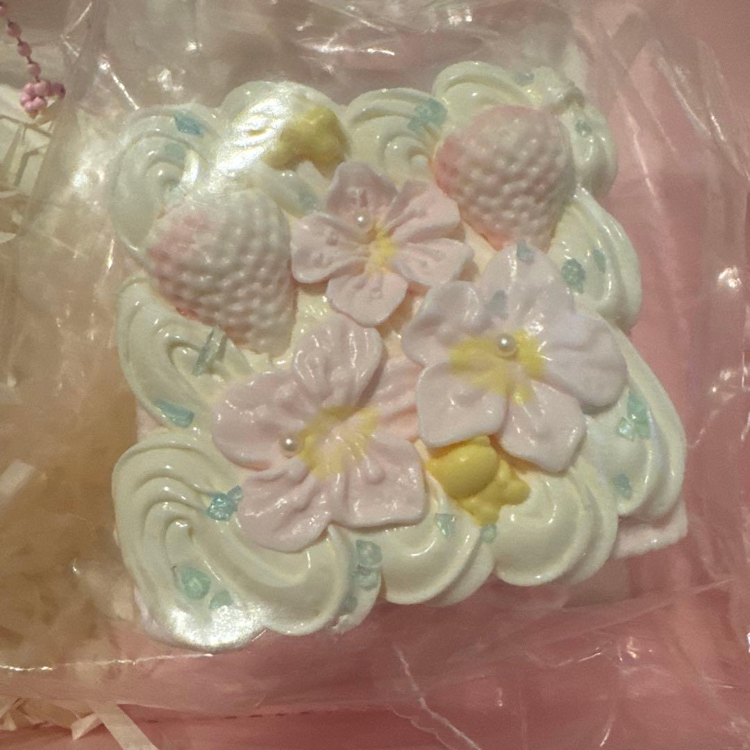 kikisquishy 桜 季節 限定 ケーキ 食品袋 スクイーズ ピンク 春