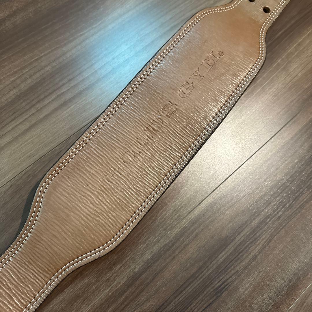 ゴールドジム　プロレザーベルト　Sサイズ