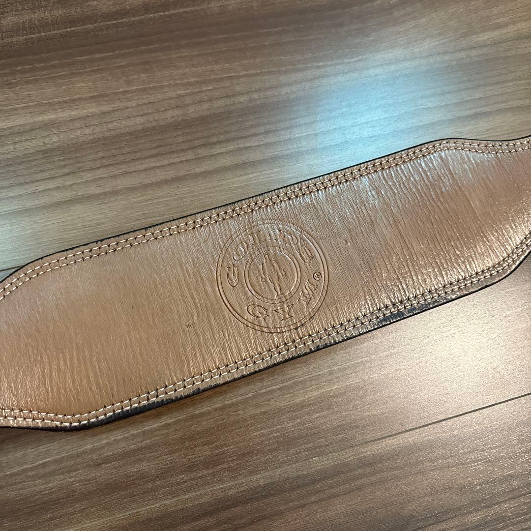ゴールドジム　プロレザーベルト　Sサイズ