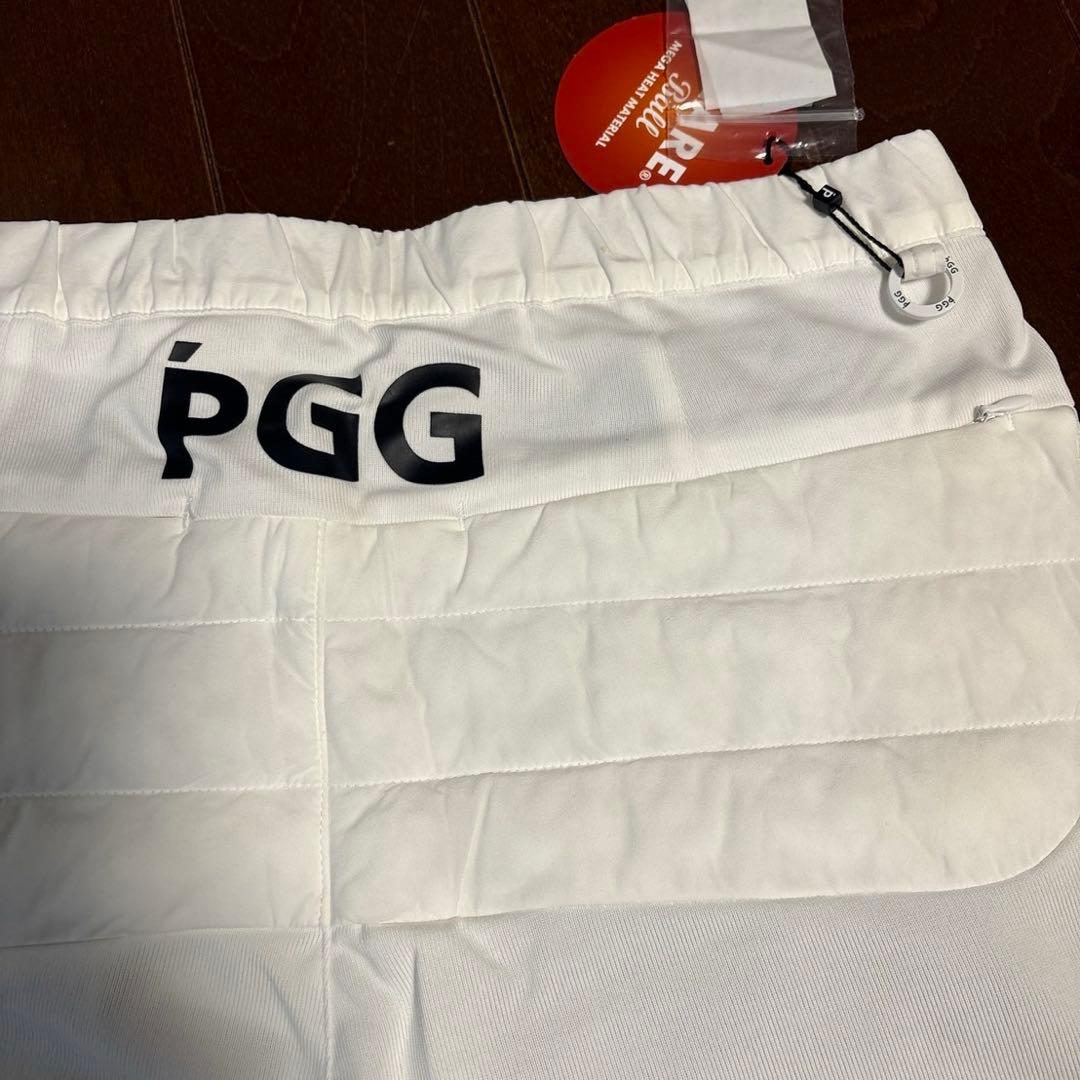 PGGアモッサ×N yメカニカルストレッチタフタ白パンツサイズ4