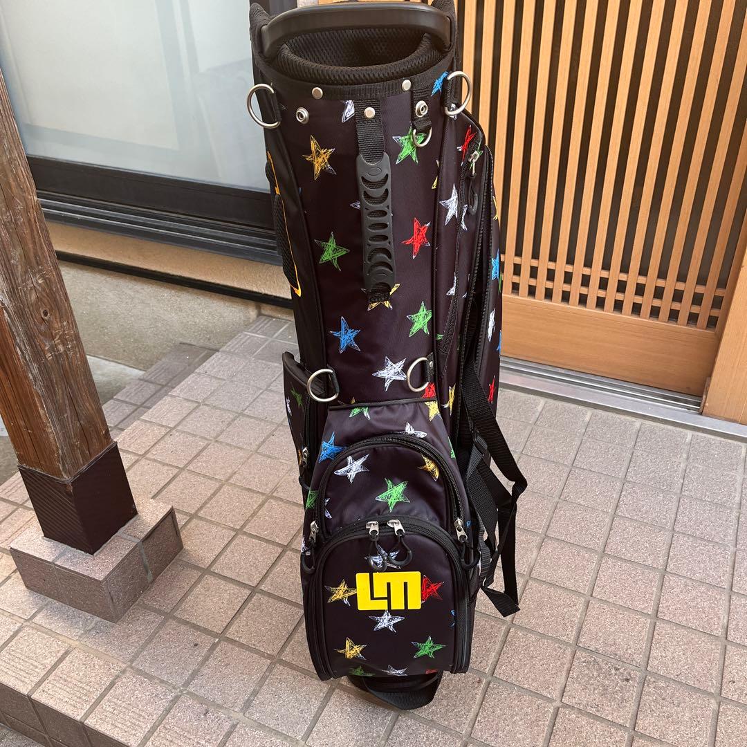 ラウドマウス　星柄　軽量スタンドゴルフバッグ