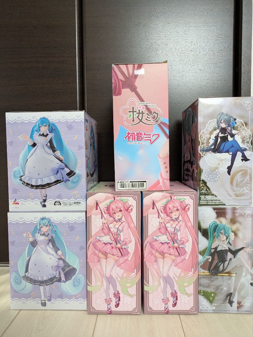 初音ミク 桜ミク AMP+ フィギュアなど7体セット