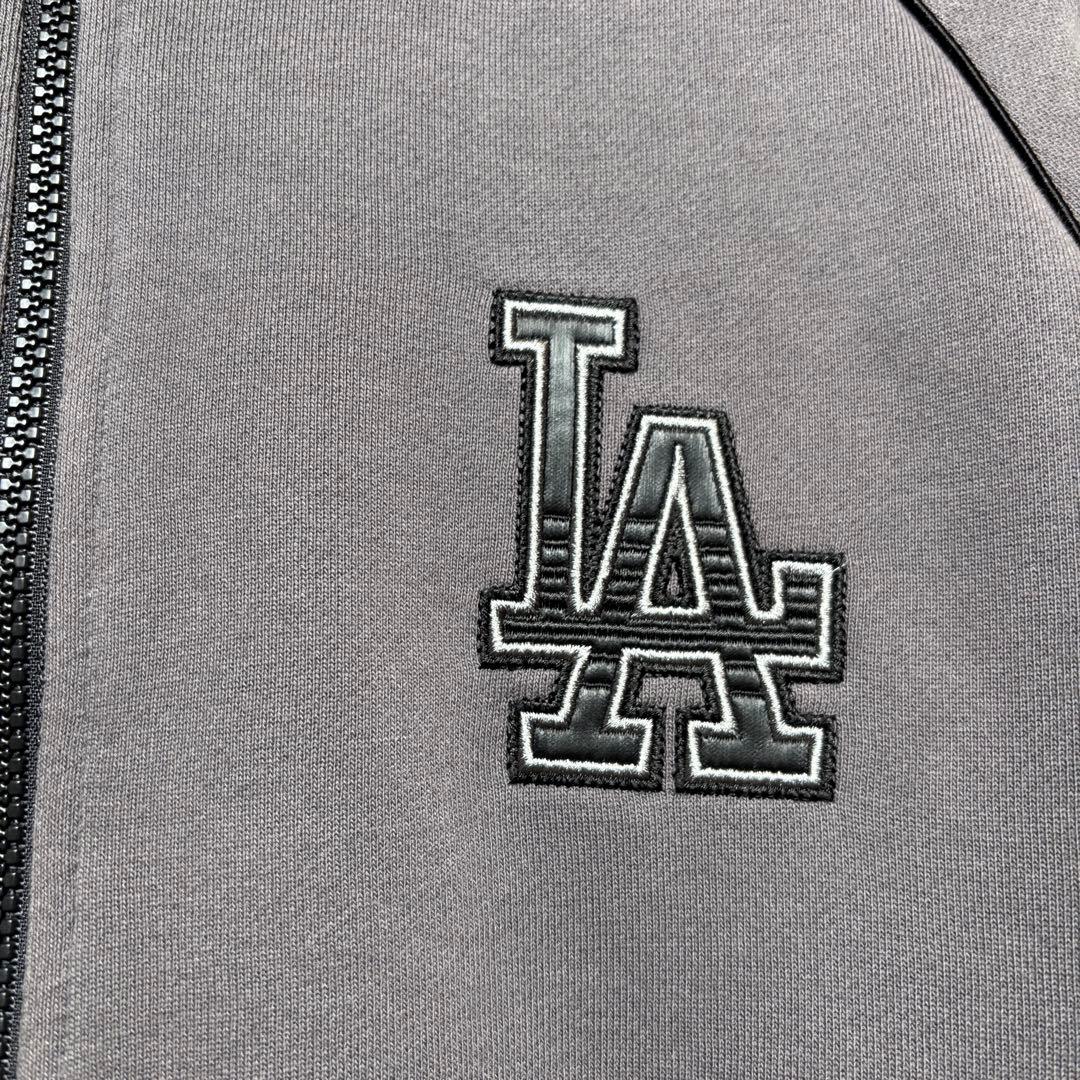 MLB トラックジャケット　Ｌ　グレー　ドジャース
