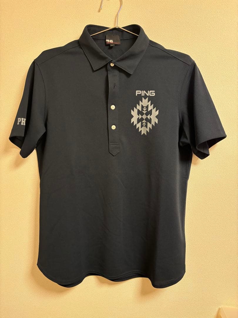 PING ネイビーポロシャツ　L(新品未使用)