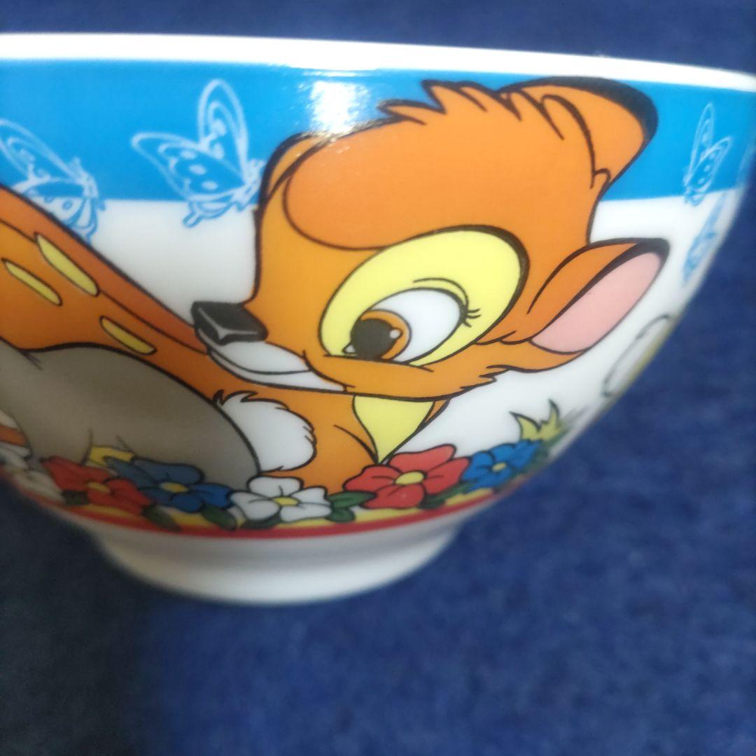 Vintage アルコパル　フランス　ディズニー　バンビ　とんすけ　食器