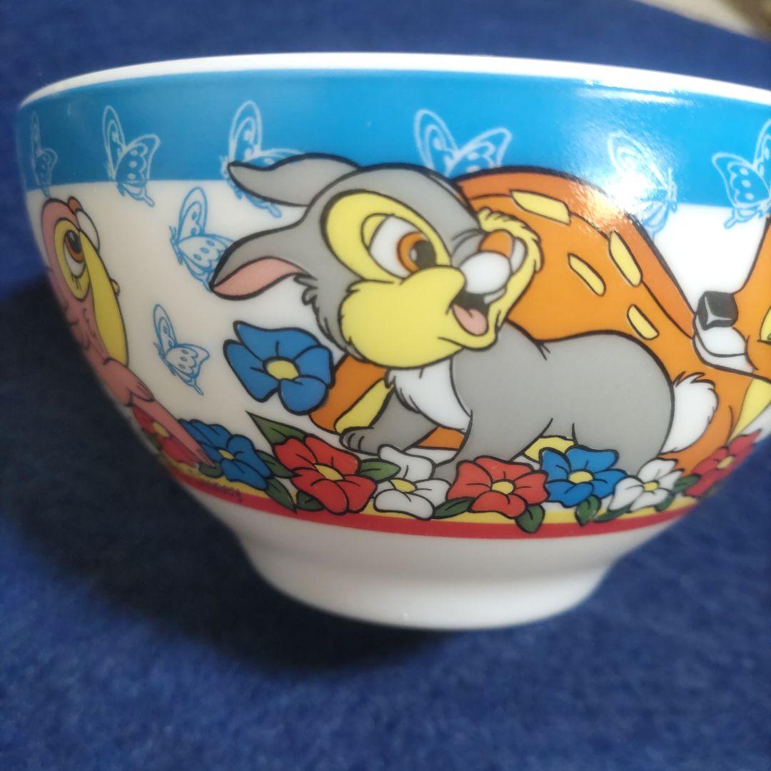 Vintage アルコパル　フランス　ディズニー　バンビ　とんすけ　食器