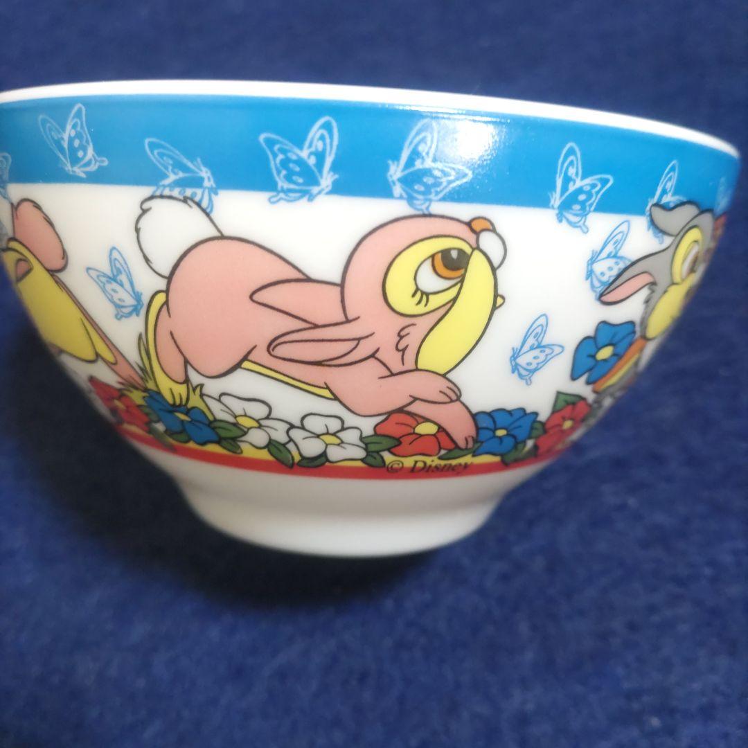 Vintage アルコパル　フランス　ディズニー　バンビ　とんすけ　食器