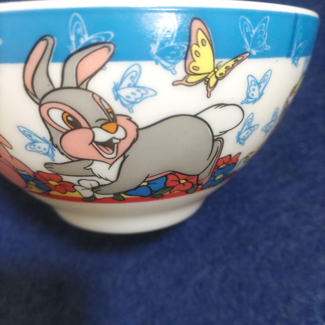 Vintage アルコパル　フランス　ディズニー　バンビ　とんすけ　食器