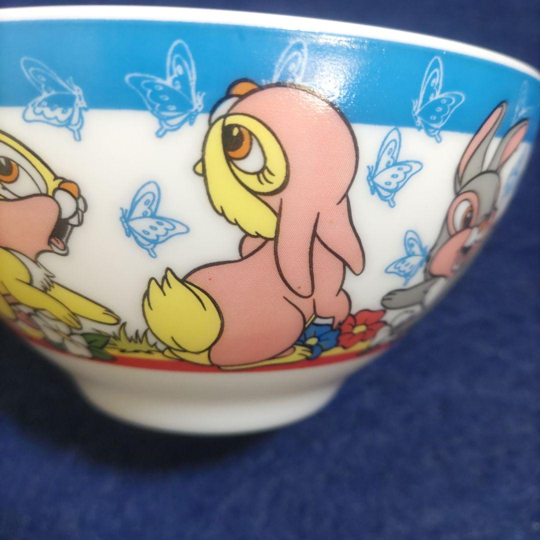 Vintage アルコパル　フランス　ディズニー　バンビ　とんすけ　食器