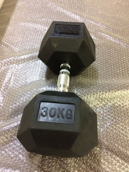 ラバーヘックスダンベル  27.5kg ２個