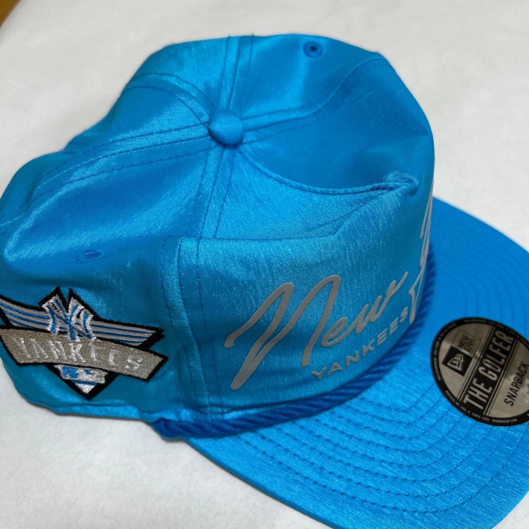 米国購入新品日本未発売 NewEra Snapback 水色 Yankees