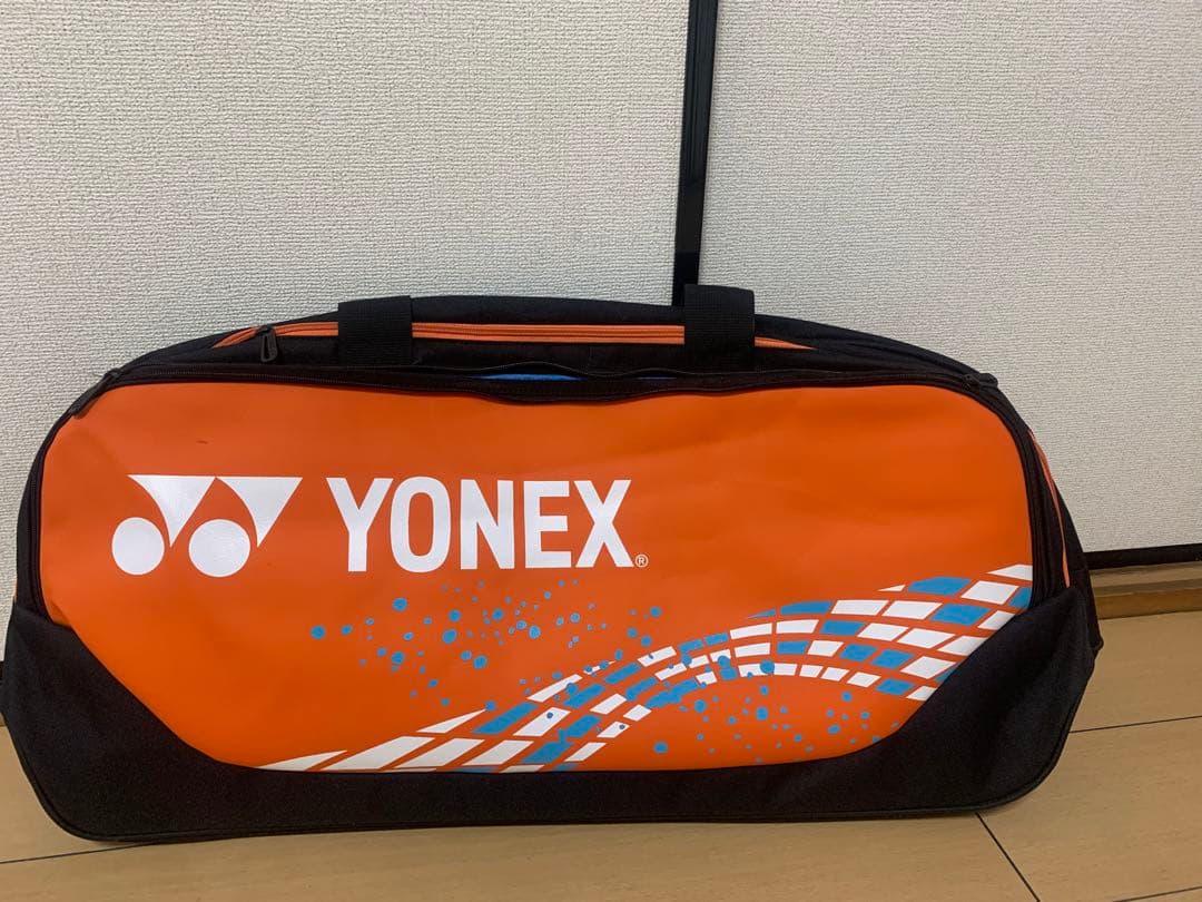 ONEX バドミントンバッグ オレンジ・黒