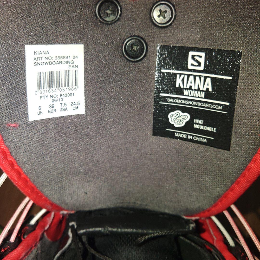 Salomon Kiana スノーボードブーツ 24.5cm 赤