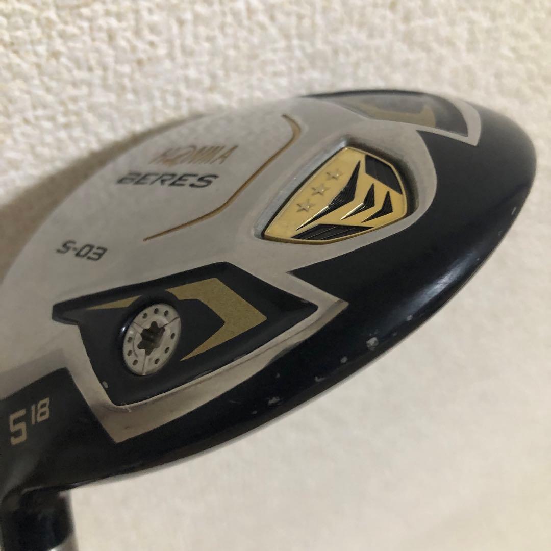 入手困難 レフティ 高ランク3星 ☆☆☆ ホンマ BERES S-03 5W 左