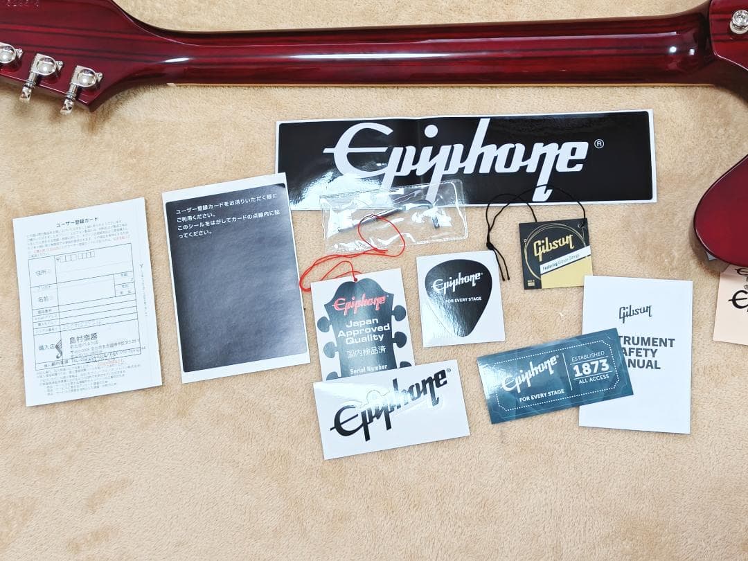 2026年2月発売の新製品　新品　Epiphone Firebird