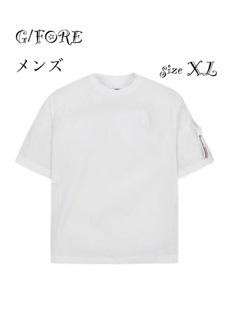 新品未使用☆新作G/FOREジーフォアメンズ半袖シャツsizeXLホワイト
