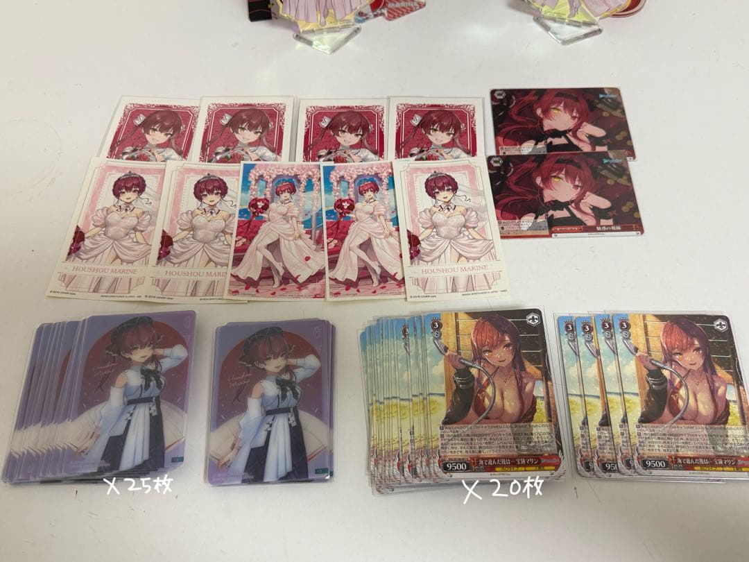 宝鐘マリン まとめ売り 紙類 アクスタ タスペトリー パペット