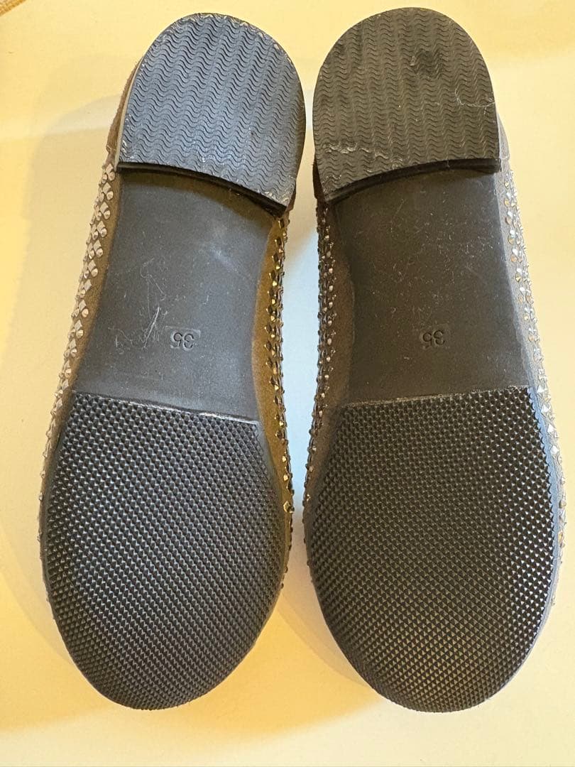 希少！未使用裏・張済JEFFREY CAMPBELL スパンコールバレエシューズ